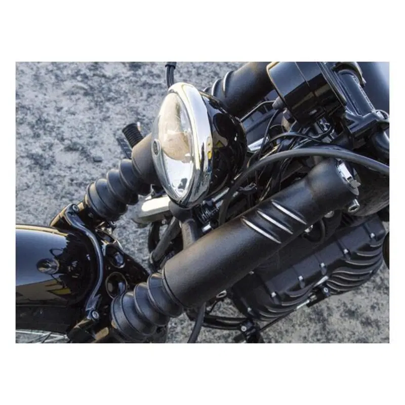 Piastre nere cut corte EMD Per Sportster, FXR e Dy