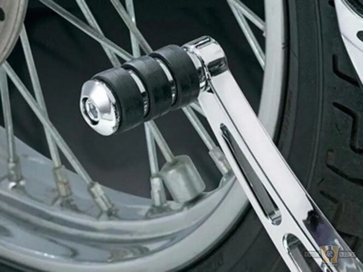 Pedalino cambio Kuryakyn Iso 3 gomme nere, cromato 