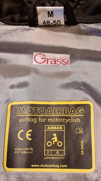 Gilet con Airbag posteriore Motoairbag