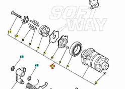 -Tamburo desmodromico Yamaha TT350 30X185400000