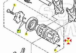 -Tamburo desmodromico Yamaha XT600 5Y1185400000