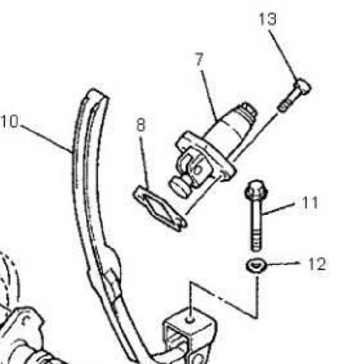 -Tendicatena distribuzione Yamaha XJ900