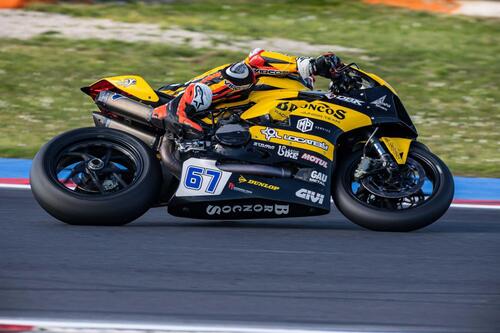 Dunlop CIV 2024, le qualifiche a Misano: in SBK Pole provvisoria di Bernardi, Delbianco attaccato. Ecco i tempi (8)