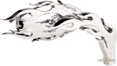 Specchietto Ness Tech Flamed sinistro cromo Arlen Ness