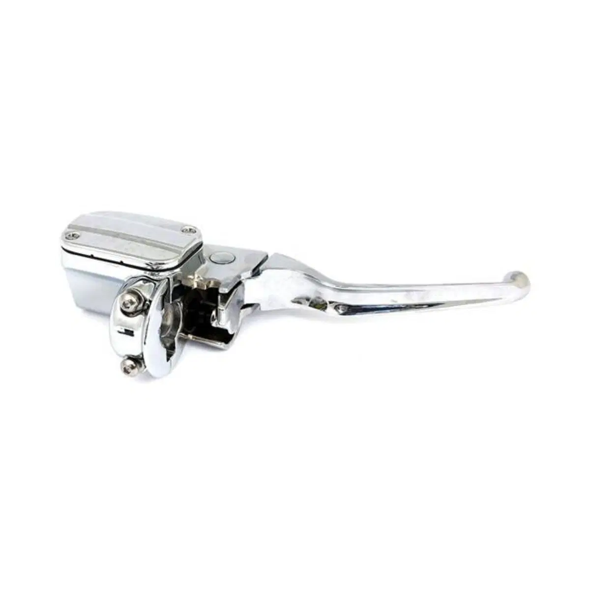 Pompa freno stile OEM cromato per disco doppio per 