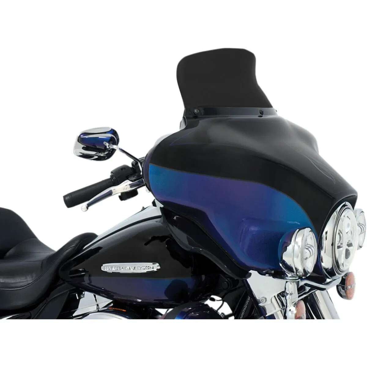 Parabrezza Memphis Spoiler fumè scuro alto 21,5 cm 