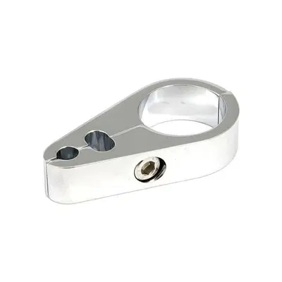 Fascetta cromata da 1-1/8" (28 mm) per 1 cavo acce 