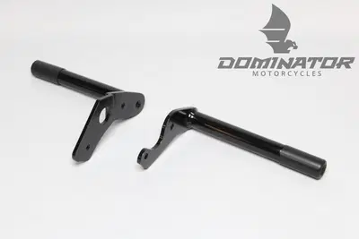 Crash Bar posteriore Dominator nero per Softail Lo 