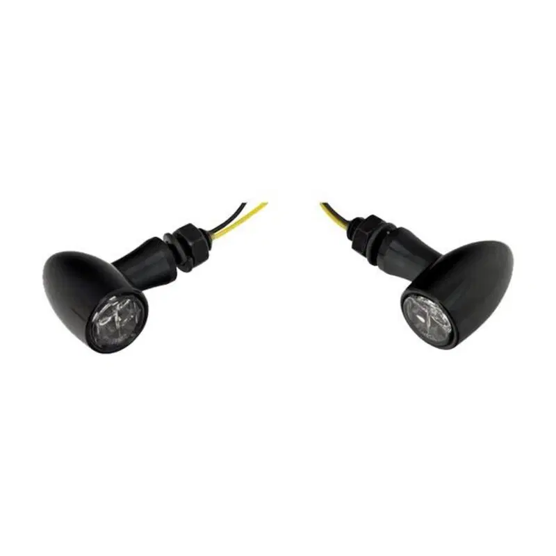 Frecce a led multifunzione Paradox nere con lenti 