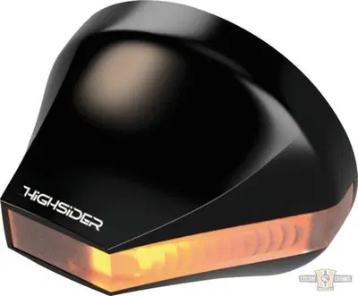 frecce a led da manubrio Flight nere lente fum&egrave; om 