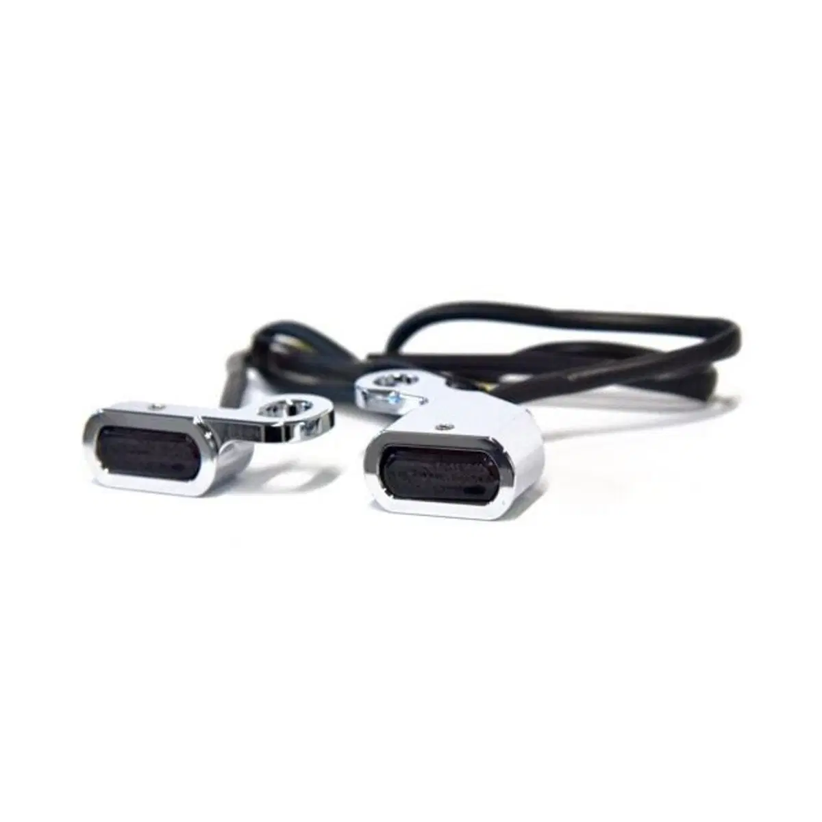 Frecce cromate con lenti fume' omologate a LED pe 