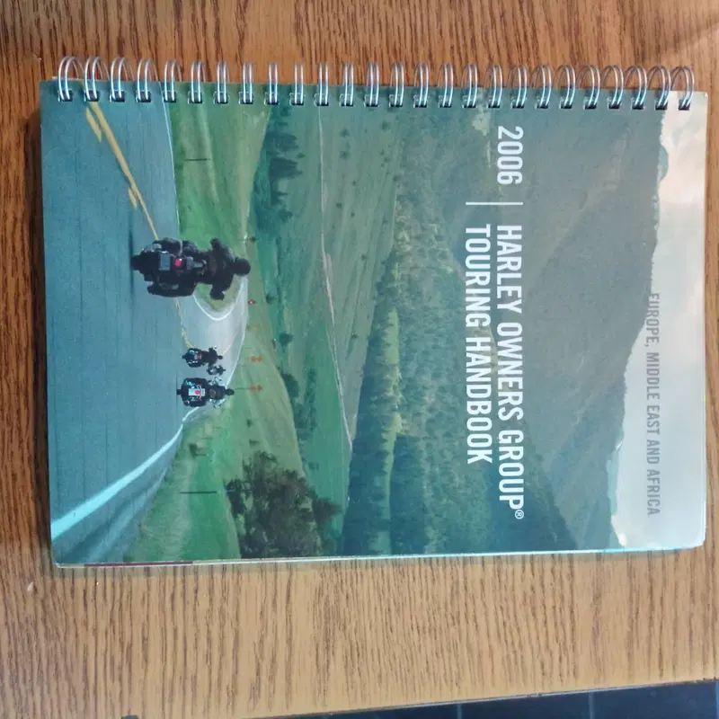 Guida da viaggio co cartine stradali Harley Dav Harley-Davidson