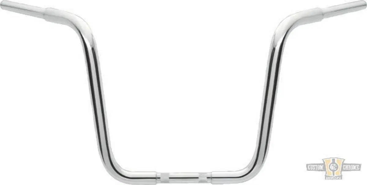 Manubrio Ape Hanger 1-1/4" alto 14" Cromato per Ac 
