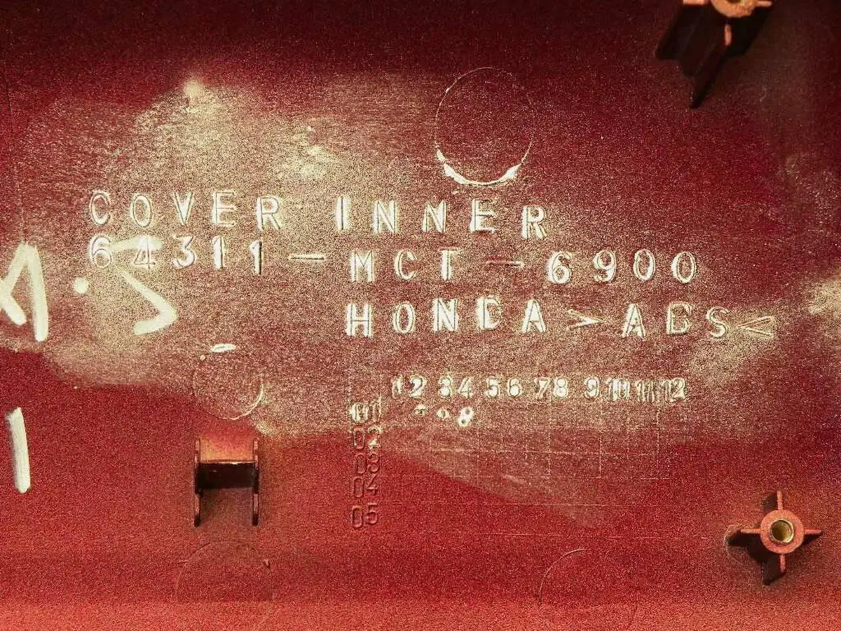 Copertura interno pannello carena/strumentazione H Honda (13)