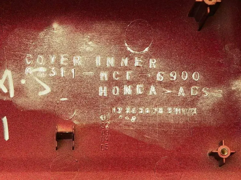 Copertura interno pannello carena/strumentazione H Honda (13)