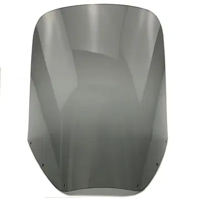 Parabrezza NON ventilato fum&egrave; nero alto 43 cm per 