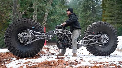 160 CV su un chopper con ruote da 46 pollici? Sì, in America lo hanno fatto [VIDEO]