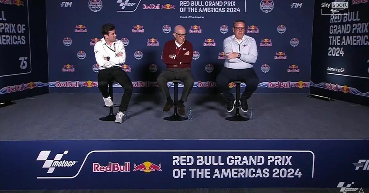 MotoGP 2024. GP degli Stati Uniti. I due Ezpeleta e Dan Rossomondo parlano dell'accordo Dorna-Liberty Media