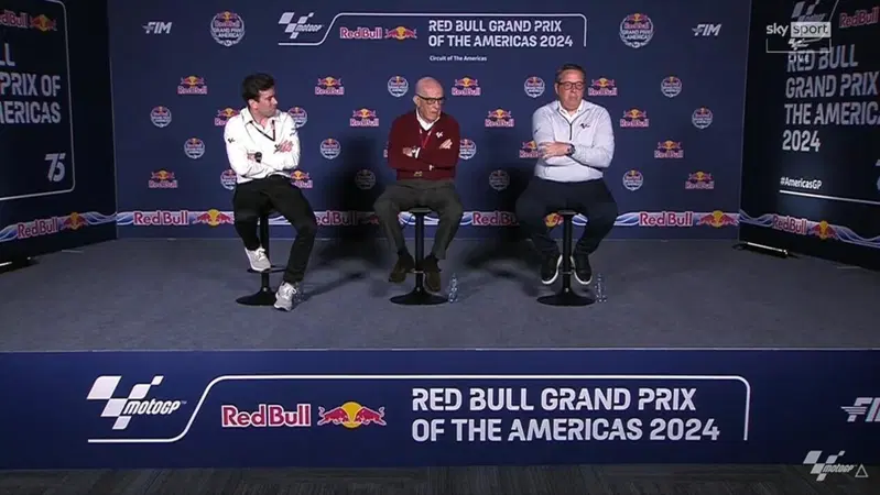 MotoGP 2024. GP degli Stati Uniti. I due Ezpeleta e Dan Rossomondo parlano dell'accordo Dorna-Liberty Media