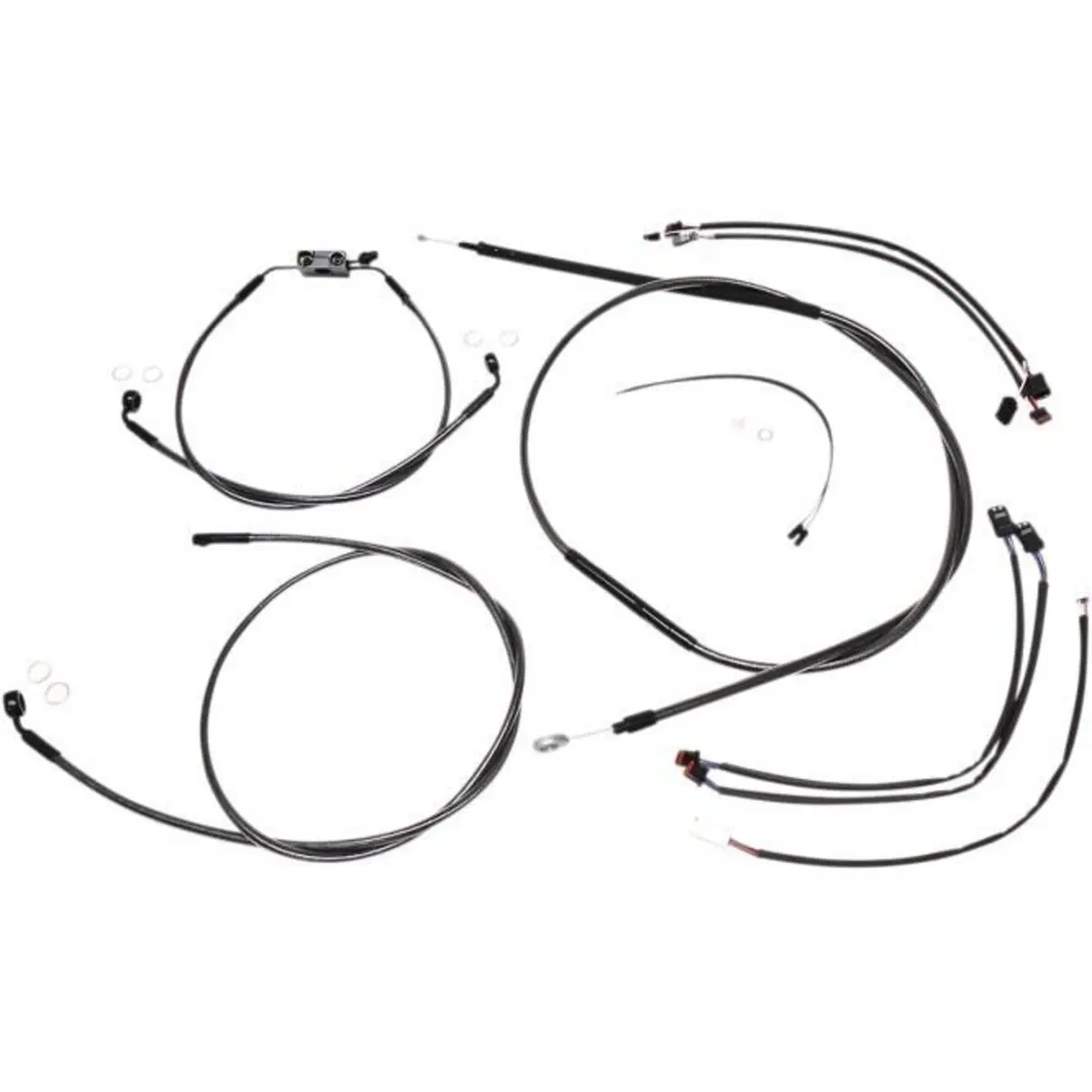 Kit cavi Softail 2018 al 2020 per manubrio alto 12 