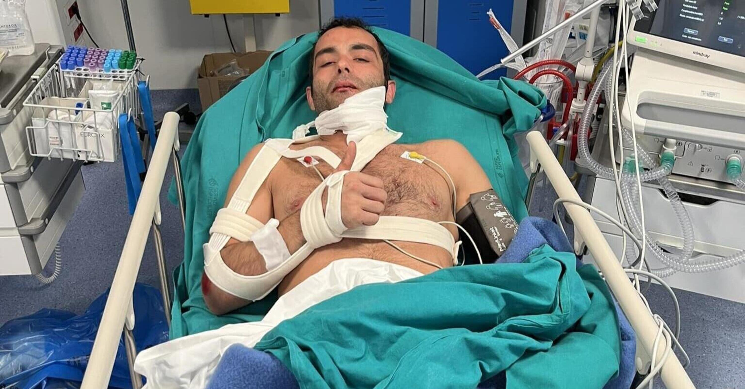 SBK 2024. Incidente e doppia frattura per Danilo Petrucci con la moto da cross