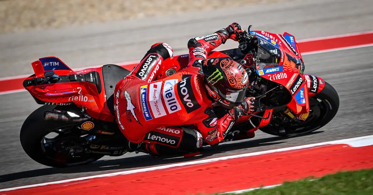 MotoGP 2024. GP delle Americhe. Pecco Bagnaia, quarto: "Il miglior venerd&igrave; da molto tempo"