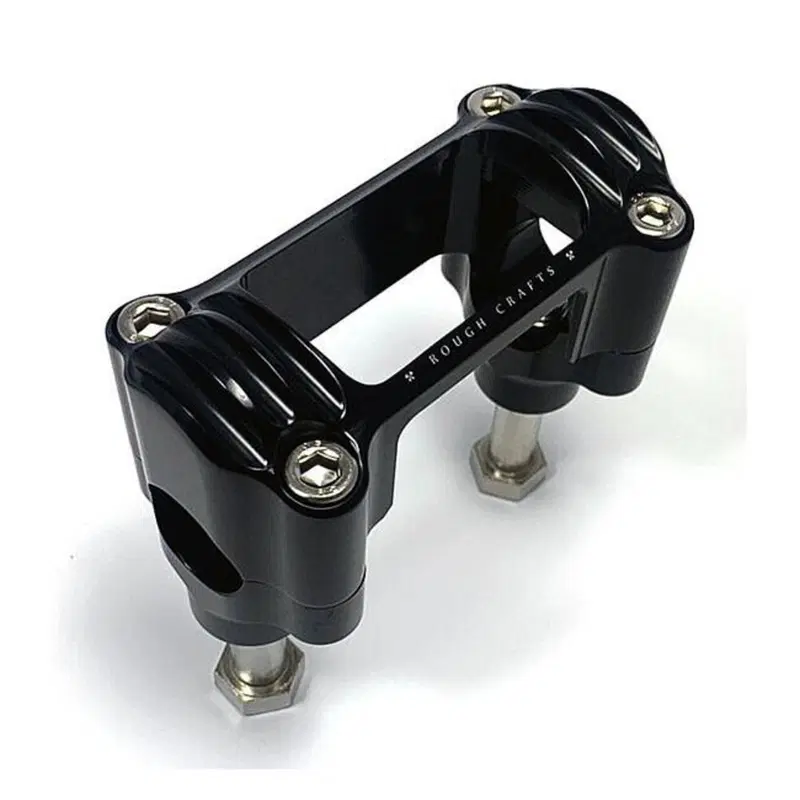 Riser Rough Crafts alti 1,3”, neri, con alloggio c