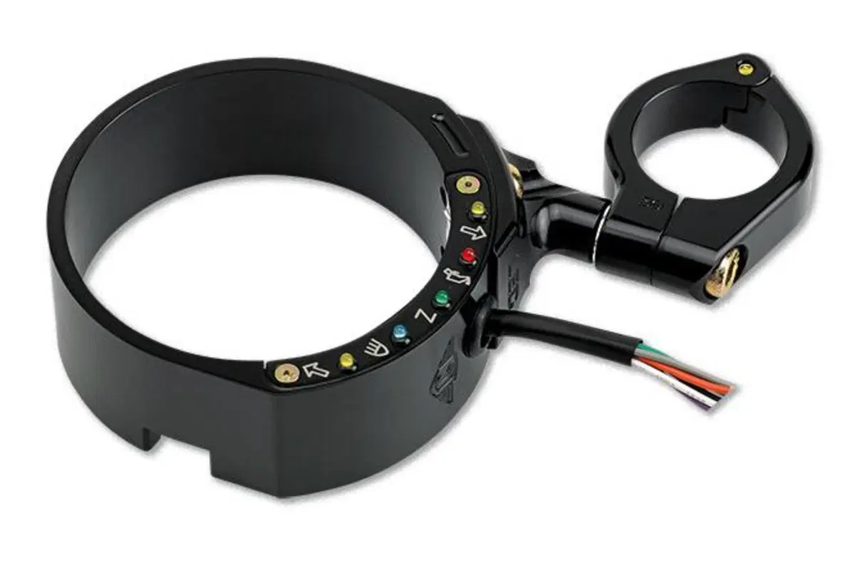 Supporto contakm HD con spie NERO Per Sportster da Joker Machine
