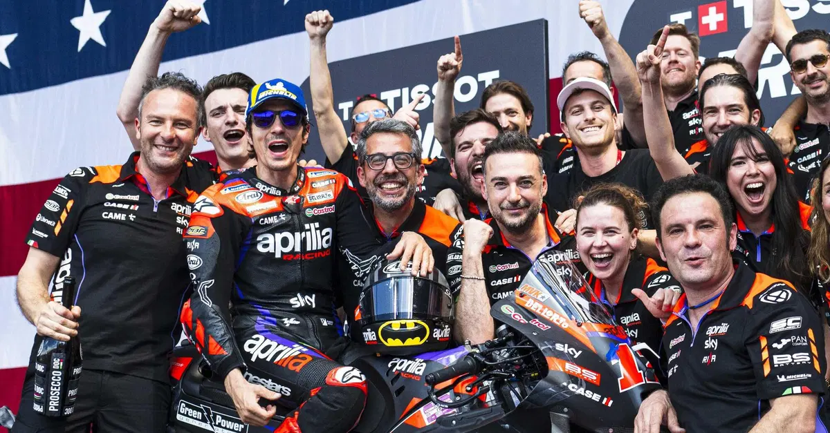 MotoGP 2024. GP delle Americhe. Maverick Vinales: "Sto sognando, grazie Aprilia"