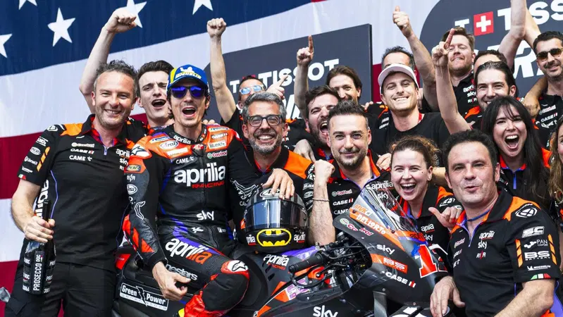 MotoGP 2024. GP delle Americhe. Maverick Vinales: "Sto sognando, grazie Aprilia"