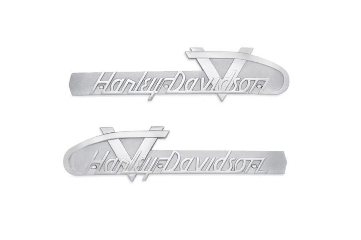 Emblemi serbatoio Harley Davidson 1955-1956 rif OE Zodiac