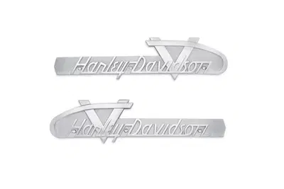 Emblemi serbatoio Harley Davidson 1955-1956 rif OE Zodiac