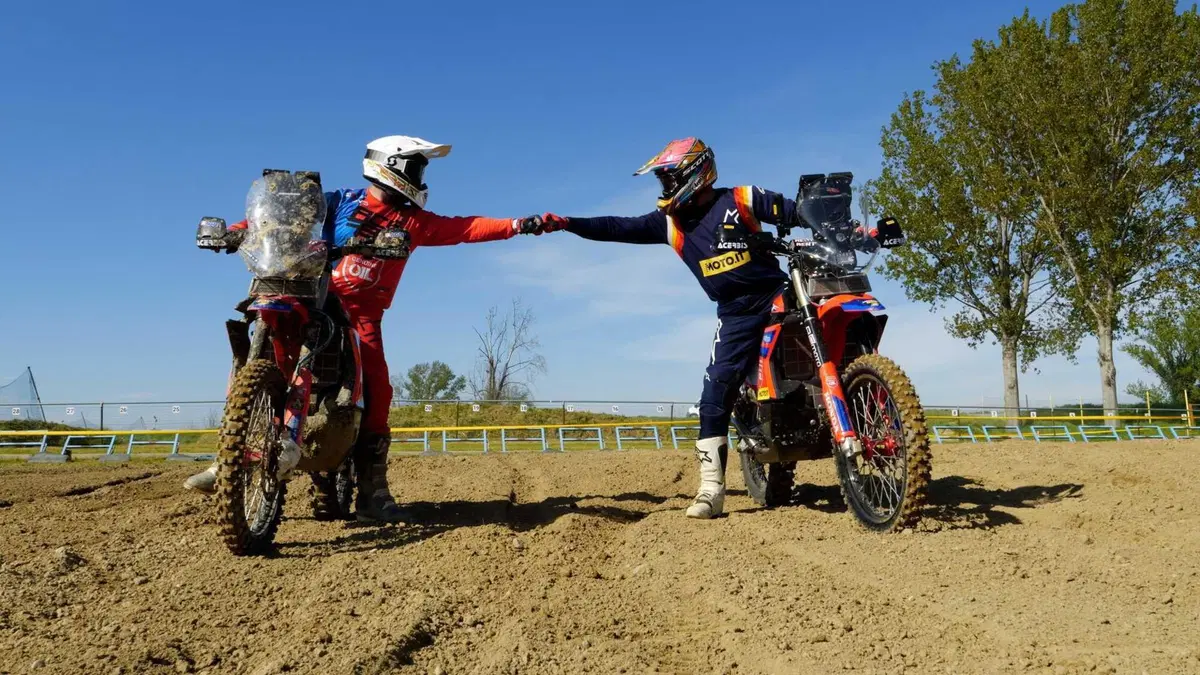 Il nostro Perfetto alla AFRICA ECO RACE e al Motorally con la nuova HONDA DA RALLY (2)