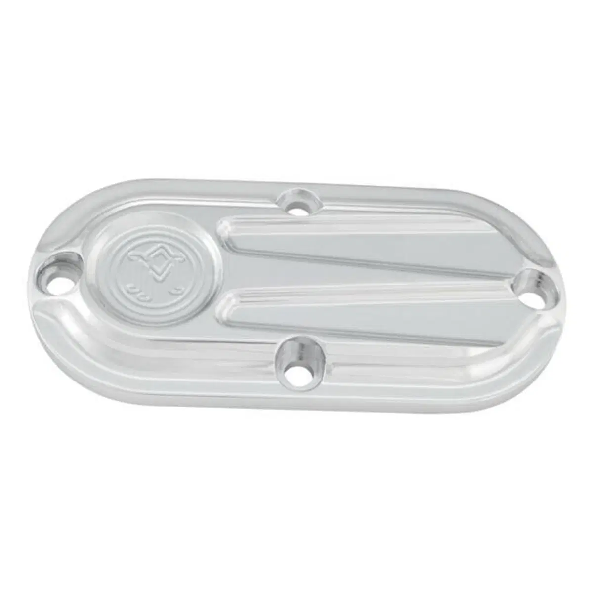 Coperchio ispezione PM Scallop cromato Per Softail Performance Machine