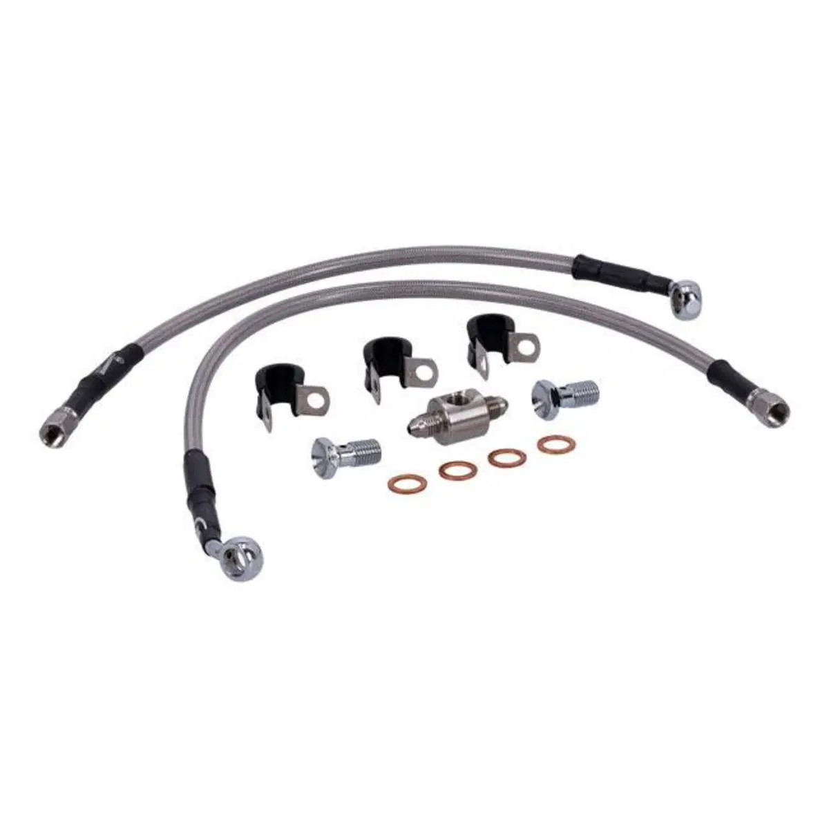 Tubo freno post treccia inox per Sportster dal 200 Goodridge