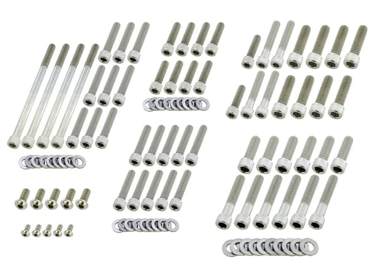Kit completo viti motore inox per Softail del 1999 