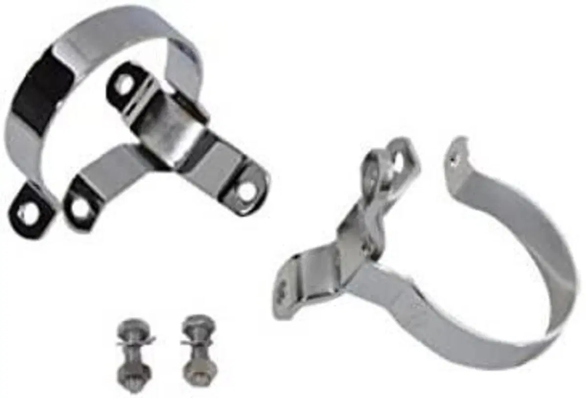 Coppia Fascette cromate da 3-1/4" (82 mm) per Tour 