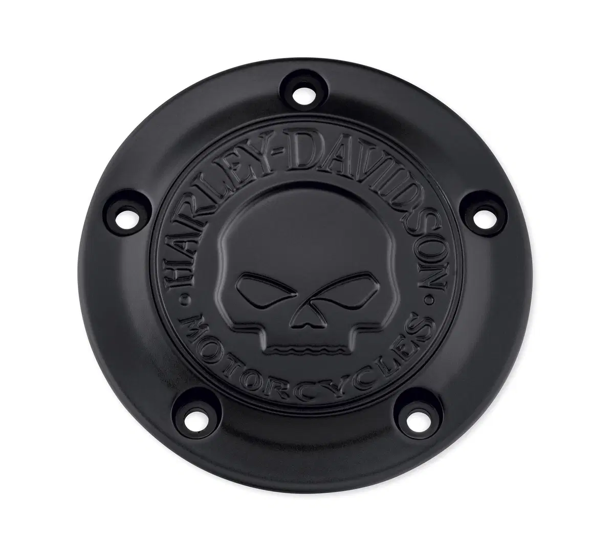 Point Cover HD Skull nero per Dyna, Softail e Tour 