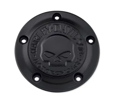 Point Cover HD Skull nero per Dyna, Softail e Tour 