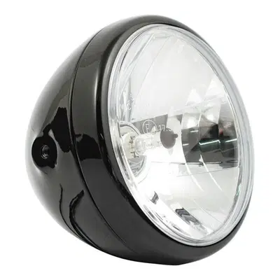 Faro anteriore 7'' Reno nero Motorcycle Storehouse 