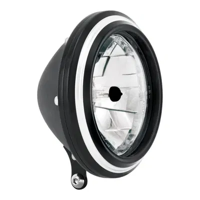 Faro anteriore 5 3/4''Merc omologato nero e cromat Performance Machine
