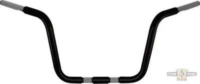 Manubrio Ape Hanger 1-1/4" alto 12,5" nero prefora 