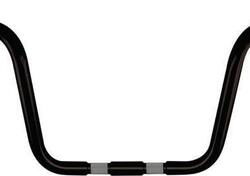 Manubrio Ape Hanger 1-1/4 alto 12,5 nero prefora 