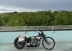 Harley-Davidson Shovelhead chopper rigido d'epoca