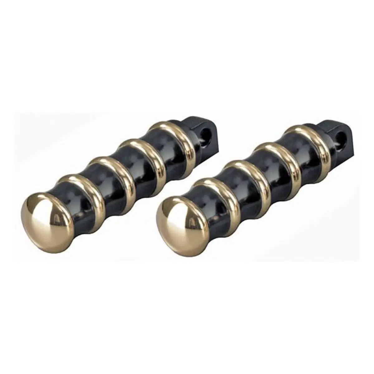 Pedaline guidatore K-Tech Vintage nere e ottone Ku 