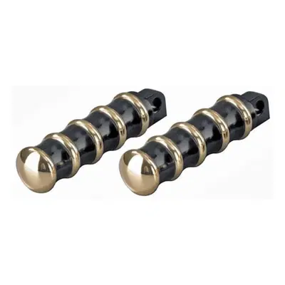Pedaline guidatore K-Tech Vintage nere e ottone Ku 