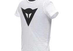 T-Shirt Bambino Dainese Logo Bianco Nero
