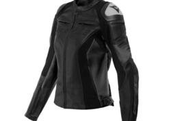 Giacca moto donna pelle Dainese Racing 4 Nero