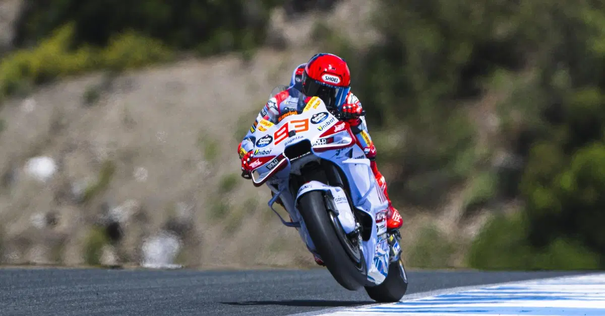 MotoGP 2024. GP di Spagna. Marc Marquez: "Ho toccato il bagnato e ho perso l&rsquo;anteriore, ma sono veloce e questo mi rende felice"