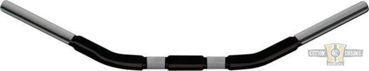 Manubrio Dragster 1-1/4" Largo 77cm nero, preforat 